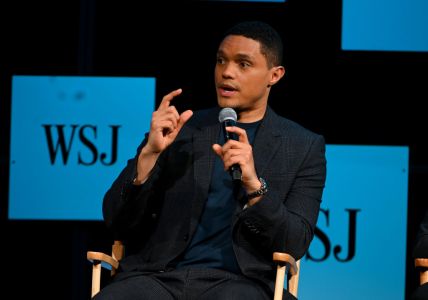 Trevor Noah speaks on stage during The Wall Street Journal's Future Of Everything Festival at Spring Studios on May 20, 2019 in New York City. (Photo by Nicholas Hunt/Getty Images)
