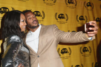 Garcelle Beauvais and Marlon Wayans attend the 20th Annual Golden Trailer Awards at Theatre at the Ace Hotel on May 29, 2019 in Los Angeles, California. (Photo by Tommaso Boddi/Getty Images for Golden Trailer Awards)