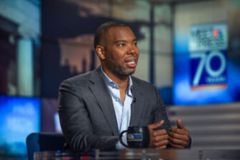 Ta-Nehisi Coates National Correspondent, The Atlantic; Author, ?We Were Eight Years in Power? appears on "Meet the Press" in Washington, D.C., Sunday, Oct. 1, 2017. (Photo by: William B. Plowman/NBC/NBC NewsWire via Getty Images)