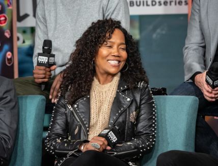 NEW YORK, NEW YORK - FEBRUARY 07: Actress Sonja Sohn, who is one of the cast of the movie "High Flying Bird" talks about the movie inside Build Studio on February 07, 2019 in New York City. (Photo by Anthony DelMundo/Getty Images)