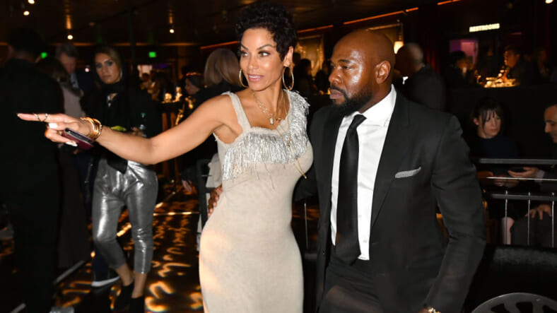 Director and Executive Producer Antoine Fuqua (R) and Nicole Murphy attend the after party for the Los Angeles Premiere of "What's My Name | Muhammad Ali" from HBO on May 08, 2019 in Los Angeles, California. (Photo by Jeff Kravitz/FilmMagic for HBO)