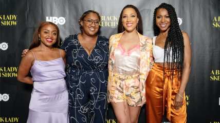 Robin Thede, Gabrielle Dennis, Ashley Nicole Black and Quinta Brunson land second season for their series, A Black Lady Sketch Show (Credit:Dorothy Hong/HBO)