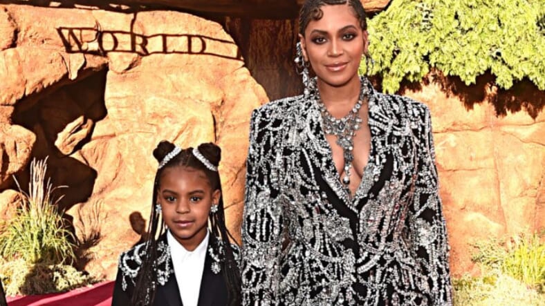 Blue Ivy Carter (L) and Beyonce Knowles-Carter thegrio