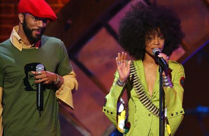 Common and Erykah Badu during 2003 Essence Awards - Show at The Kodak Theater in Los Angeles, California, United States. (Photo by M. Caulfield/WireImage for Essence Entertainment)