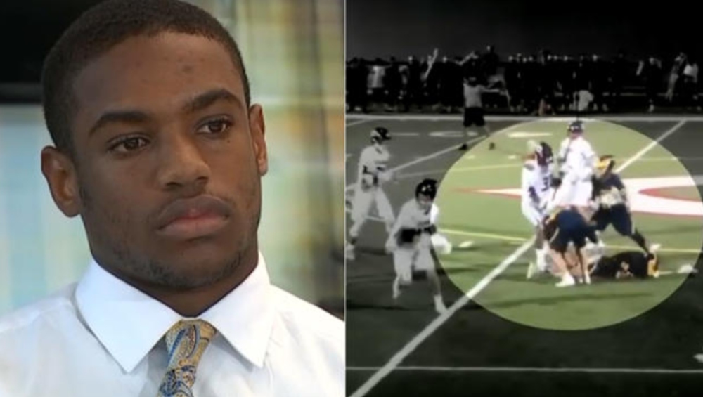 Luther Johnson V has retained legal counsel to fight for his right to play high school sports after enduring racist taunts on the lacrosse field last season. (Johnson family)