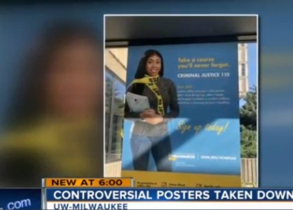 University of Wisconsin-Milwaukee is under fire for an ad depicting a Black student with crime scene tape around her neck. (TMJ4 News)