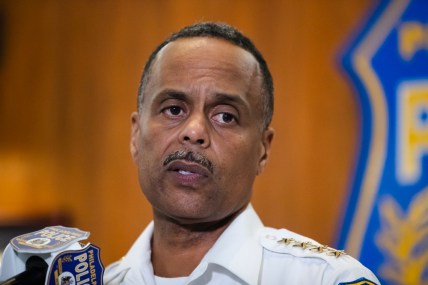 In this July 18, 2019 file photo Philadelphia Police Commissioner Richard Ross speaks during a news conference in Philadelphia. The mayor of Philadelphia says on Tuesday, Aug. 20, 2019, that Ross is resigning over new allegations of sexual harassment and racial and gender discrimination against others in the department. Mayor Jim Kenney says that Richard Ross has been a terrific asset to the police department and the city as a whole and that he's disappointed to lose him. (AP Photo/Matt Rourke, File) thegrio.com