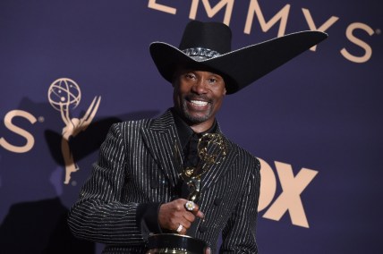 Billy Porter, winner of the award for outstanding lead actor in a drama series for "Pose," poses in the press room at the 71st Primetime Emmy Awards on Sunday, Sept. 22, 2019, at the Microsoft Theater in Los Angeles. (Photo by Jordan Strauss/Invision/AP) thegrio.com