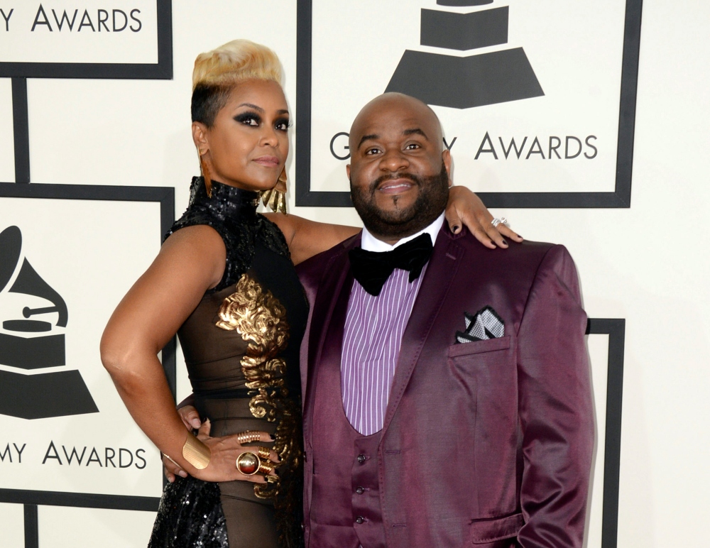 April Daniels, left, and LaShawn Daniels arrive at the 56th annual GRAMMY Awards at Staples Center on Sunday, Jan. 26, 2014, in Los Angeles. (Photo by Jordan Strauss/Invision/AP) thegrio.com