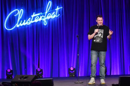 SAN FRANCISCO, CALIFORNIA - JUNE 21: Shane Gillis performs onstage at the 2019 Clusterfest on June 21, 2019 in San Francisco, California. (Photo by Jeff Kravitz/FilmMagic for Clusterfest) thegrio.com