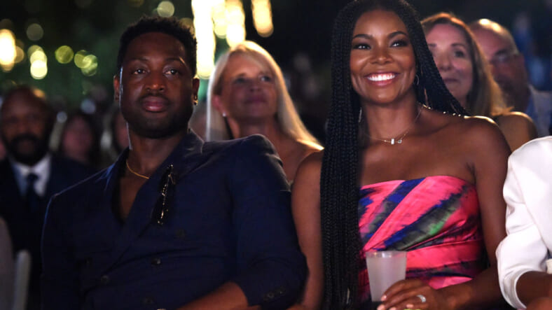 Dwyane Wade and Gabrielle Union attend the HollyRod Foundation's 21st Annual DesignCare Gala on July 27, 2019 in Malibu, California. (Photo by Vivien Killilea/Getty Images for HollyRod Foundation ) thegrio.com