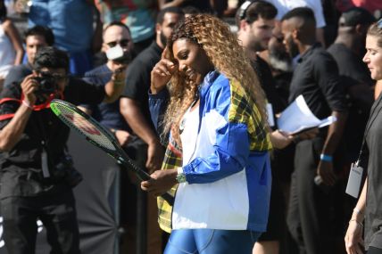 NEW YORK, NEW YORK - AUGUST 20: Serena Williams attends the "Queens of Tennis" experience hosted by Nike at William F. Passannante Ballfield on August 20, 2019 in New York City. (Photo by Gary Gershoff/Getty Images) thegrio.com