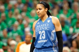 Minnesota Lynx’s Maya Moore plays in the first quarter during Game 5 of the WNBA basketball finals against the Los Angeles Sparks Thursday, Oct. 20, 2016, in Minneapolis. (AP Photo/Jim Mone) thegrio.com