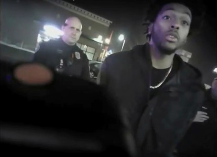 This Jan. 26, 2018, file photo showing police body-camera footage released by Milwaukee Police Department shows NBA Bucks guard Sterling Brown talking to arresting police officers after being shot by a stun gun in a Walgreens parking lot in Milwaukee. Milwaukee city officials are offering Sterling Brown $400,000 to settle his lawsuit accusing police of using excessive force and targeting him because he's black when they confronted him over a parking violation. The city's Common Council authorized the offer Wednesday, Sept. 4, 2019, during a closed session. Brown has 14 days to accept or decline it. (Milwaukee Police Department via AP, File) thegrio.com