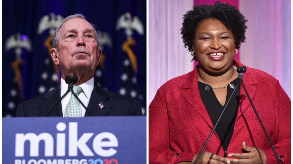 Michael Bloomberg Stacey Abrams