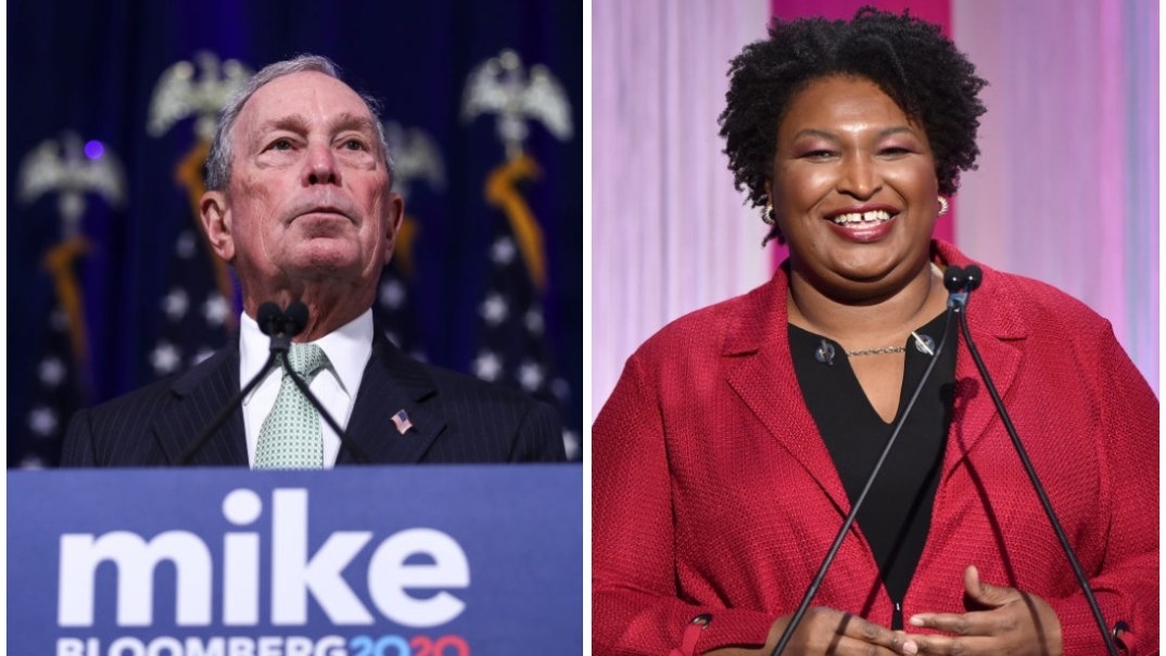 Michael Bloomberg Stacey Abrams