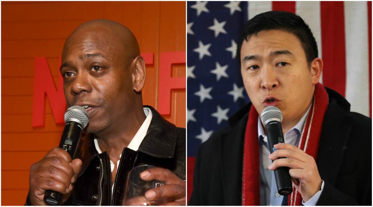 Dave Chappelle is reppin' hard for Andrew Yang and his 'freedom