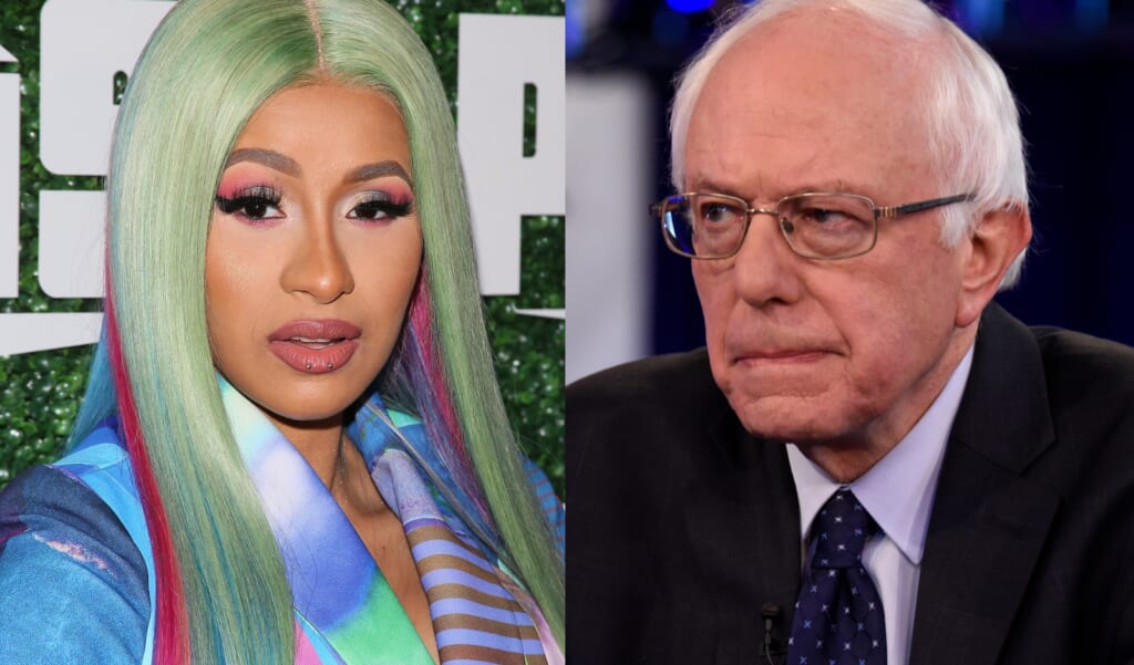 Cardi B And Bernie Sanders Talk Pandemic And Politics On IG Live