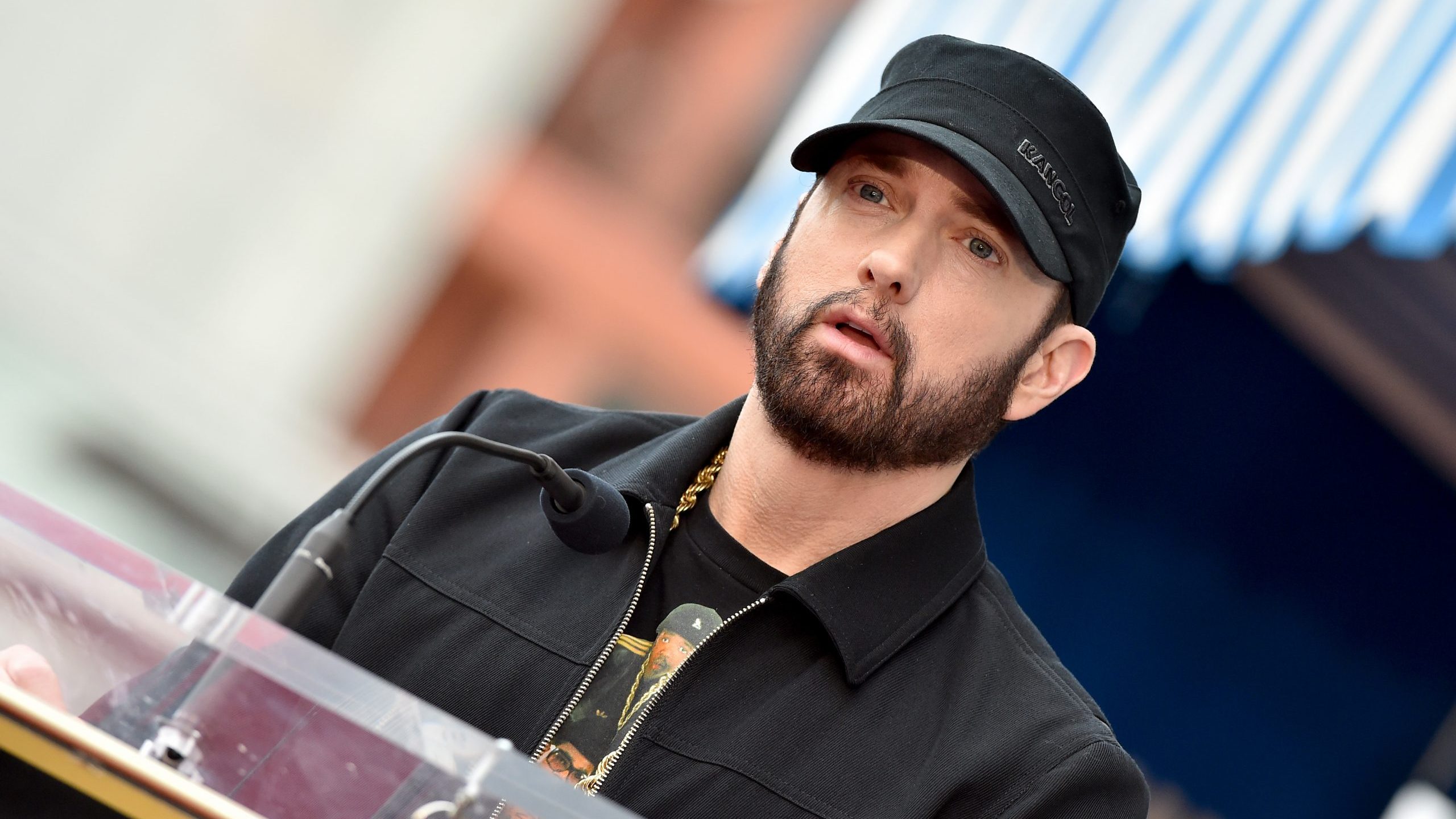 Eminem finds intruder in his living room after security sleeps through ...