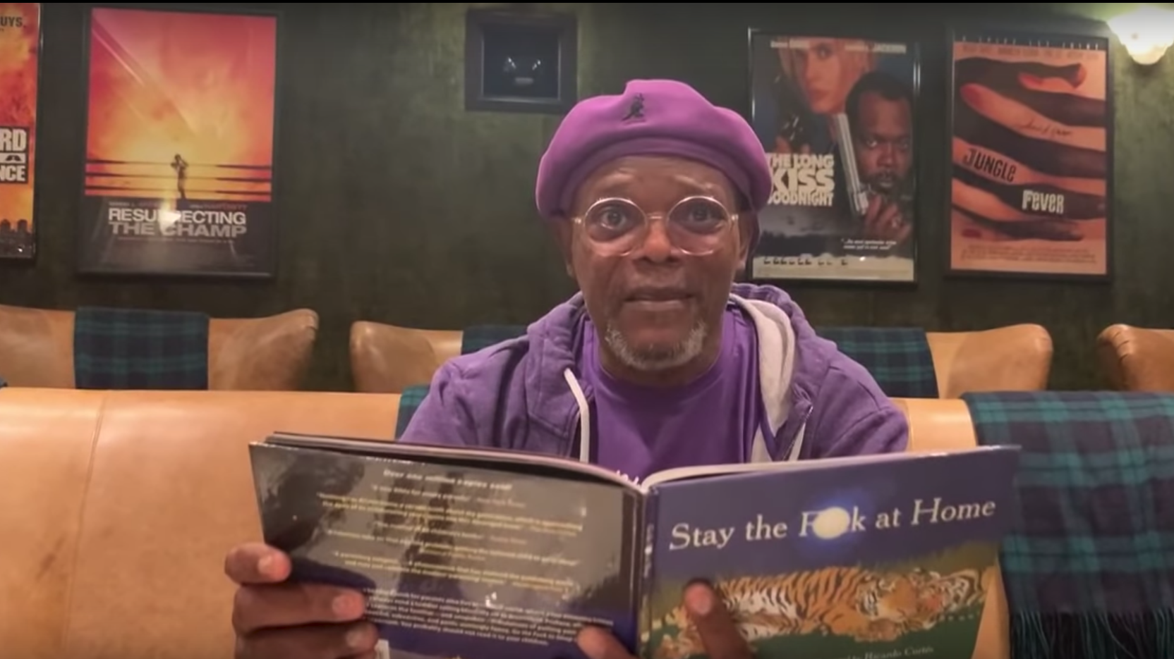 Samuel L. Jackson reads his new book ‘Stay the F**k at Home’ - TheGrio