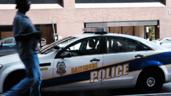 Baltimore police car theGrio.com