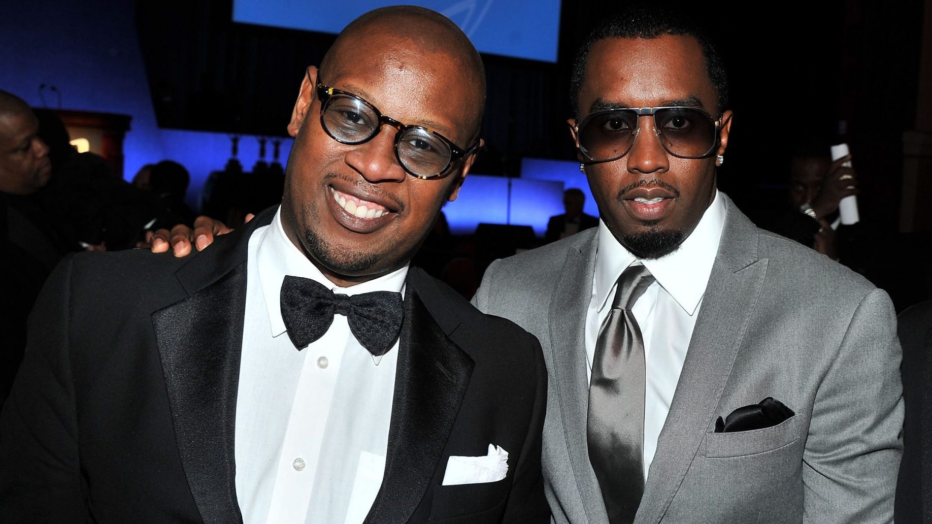 Sean Combs Gives and Gave Flowers to Andre Harrell [VIDEO]