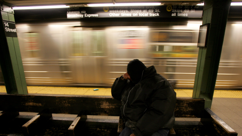Homeless NYC subway theGrio.com