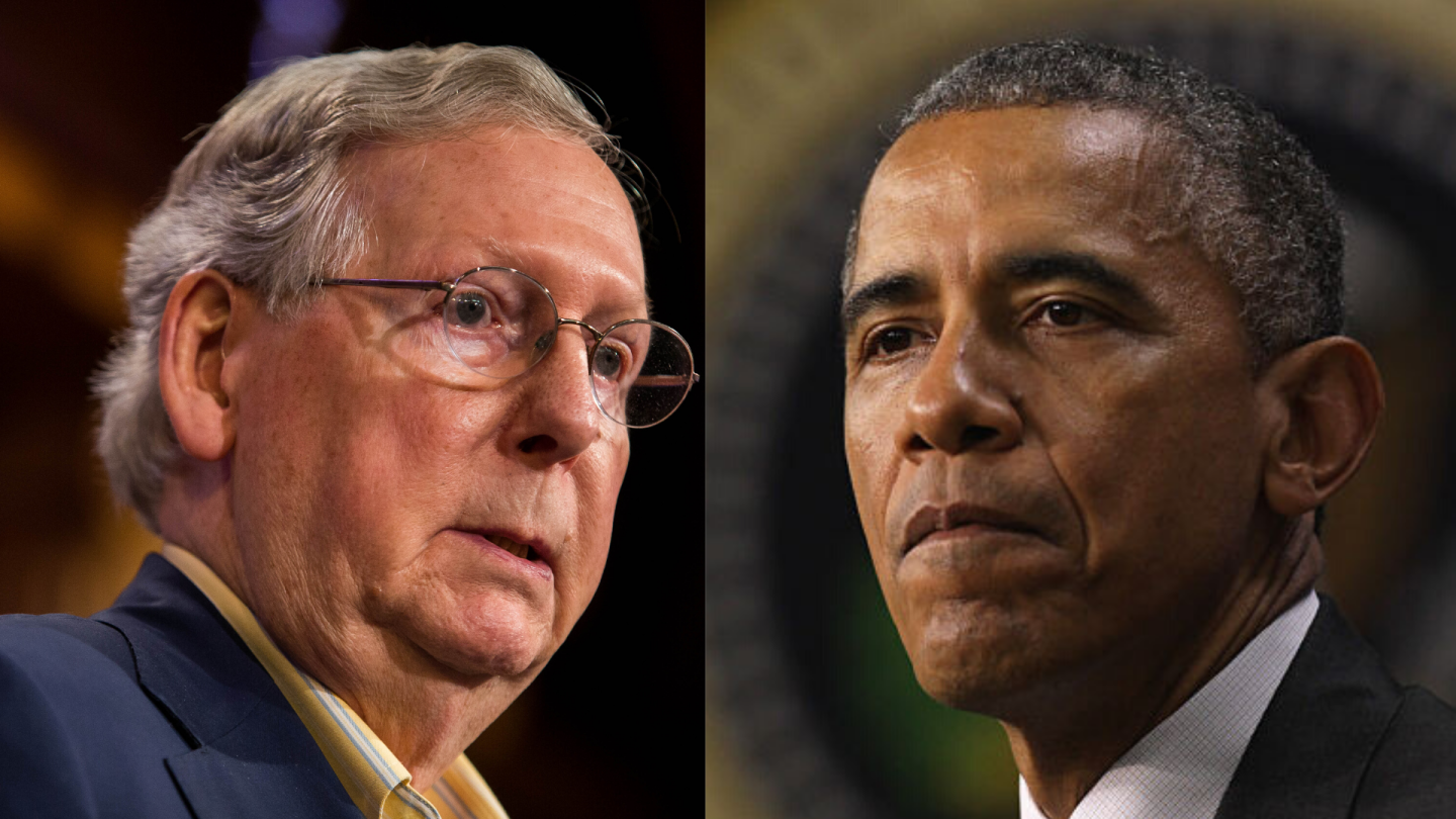 Mitch McConnell Barack Obama theGrio.com