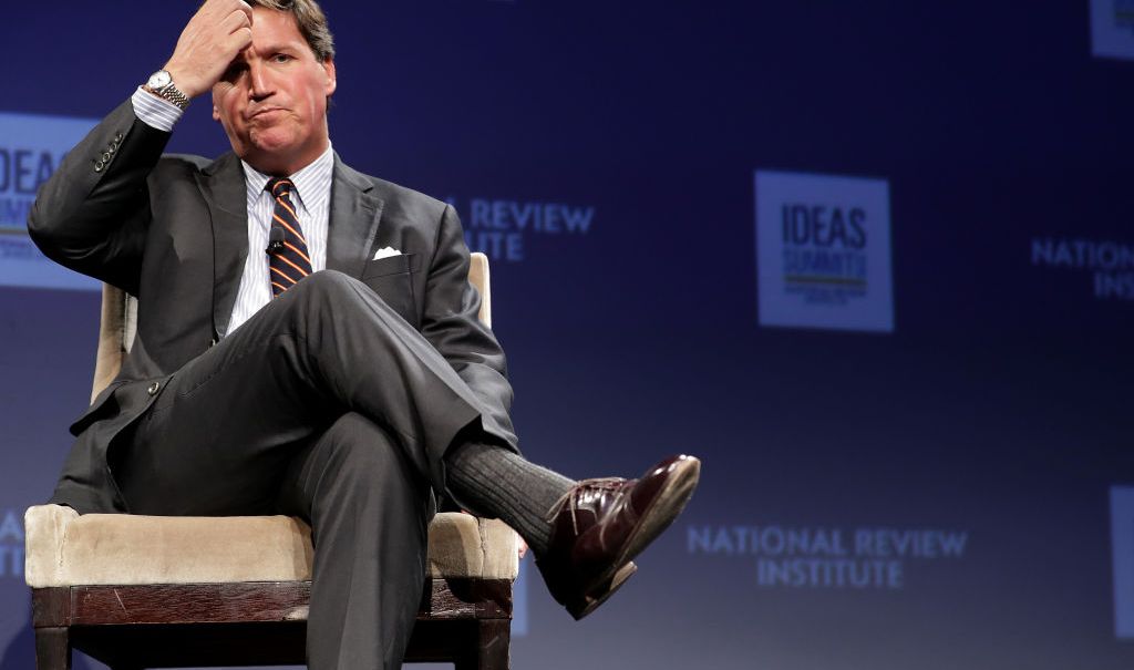 Fox News Host Tucker Carlson Appears At National Review Ideas Summit