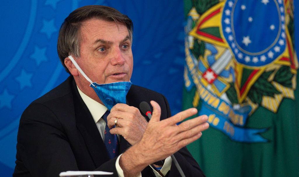 President Jair Bolsonaro and Health Minister Luiz Henrique Mandetta Hold a Press Conference about the Coronavirus (COVID-19)