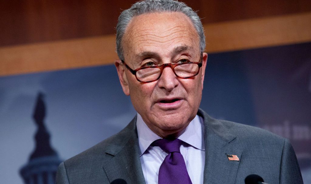 Democratic Senators Schumer, Durbin, and Stabenow Hold News Conference On The Hill