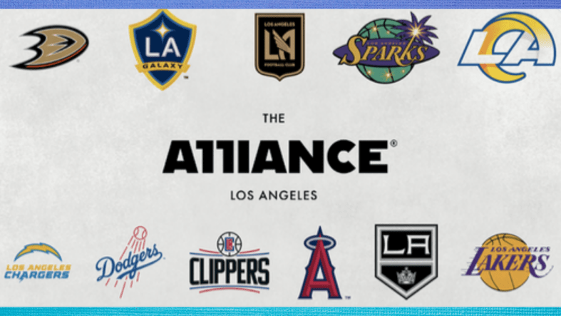 Los Angeles Team Sport Los Angeles Dodgers Los Angeles Lakers And