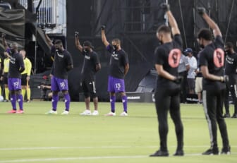Black Players for Change lead protest at MLS is Back tourney