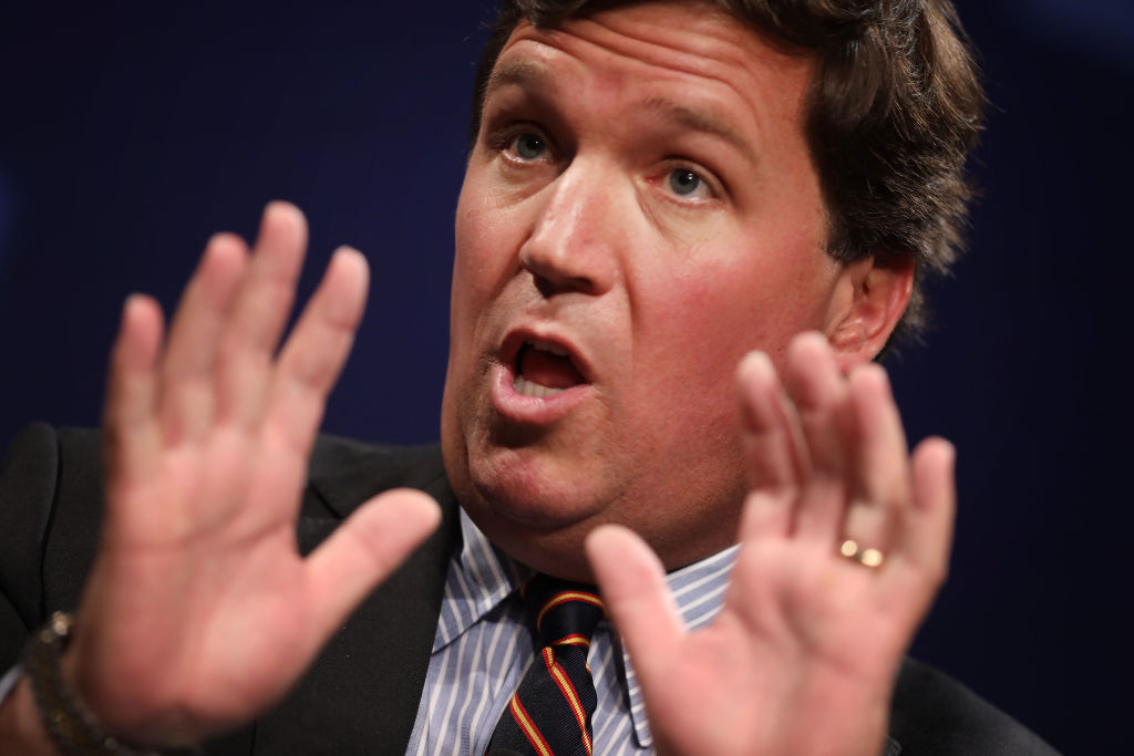 Fox News Host Tucker Carlson Appears At National Review Ideas Summit