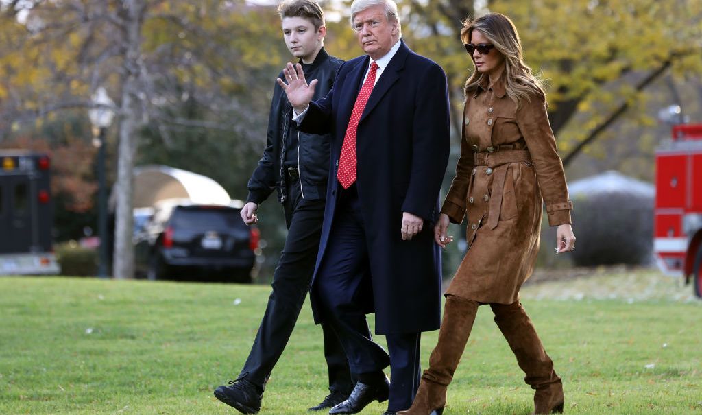 Barron Donald Melania Trump thegrio.com