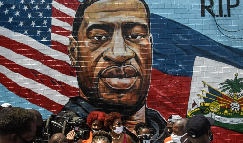 George Floyd's Brother Attends Unveiling Of Memorial Portrait In Brooklyn