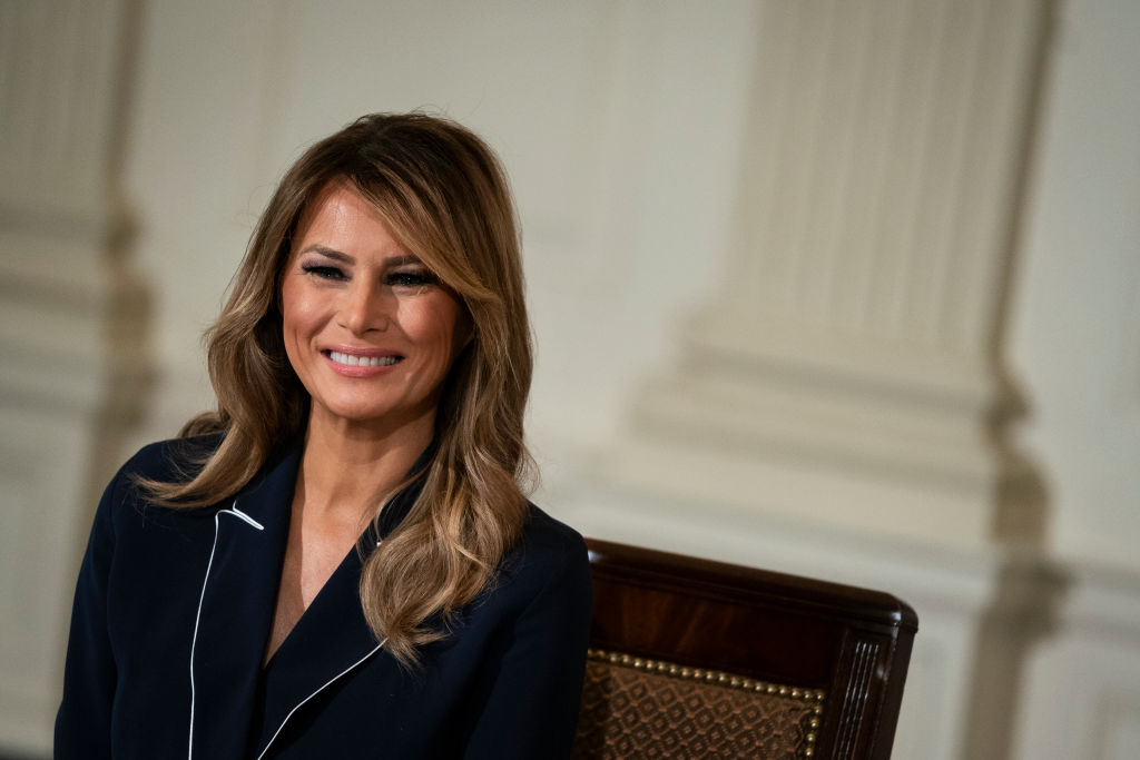 First Lady Melania Trump Attends Briefing For Indian Health System Taskforce