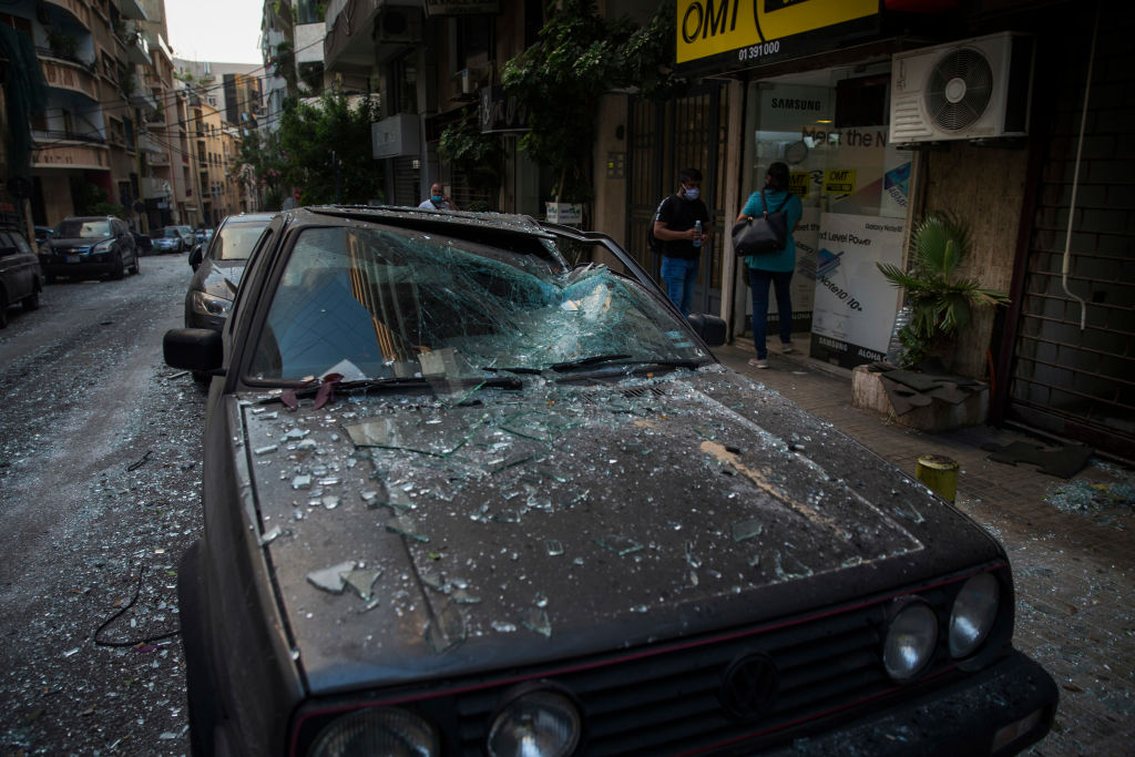 Massive Explosion Near Port Area Of Beirut