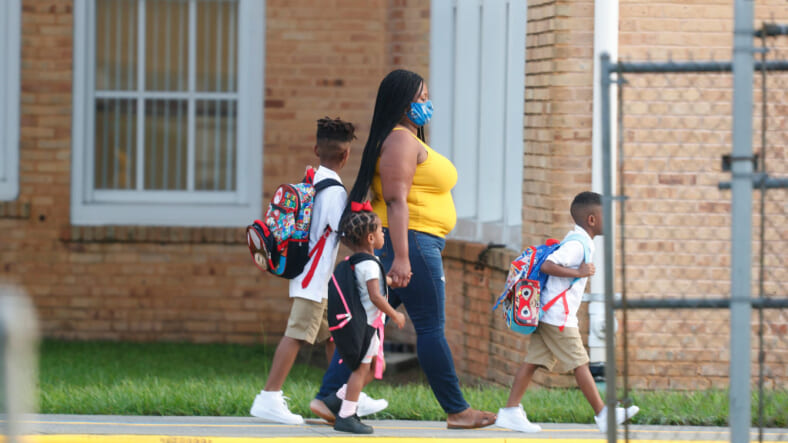 Tampa-Area Chidren Return To Classrooms On First Day Of School