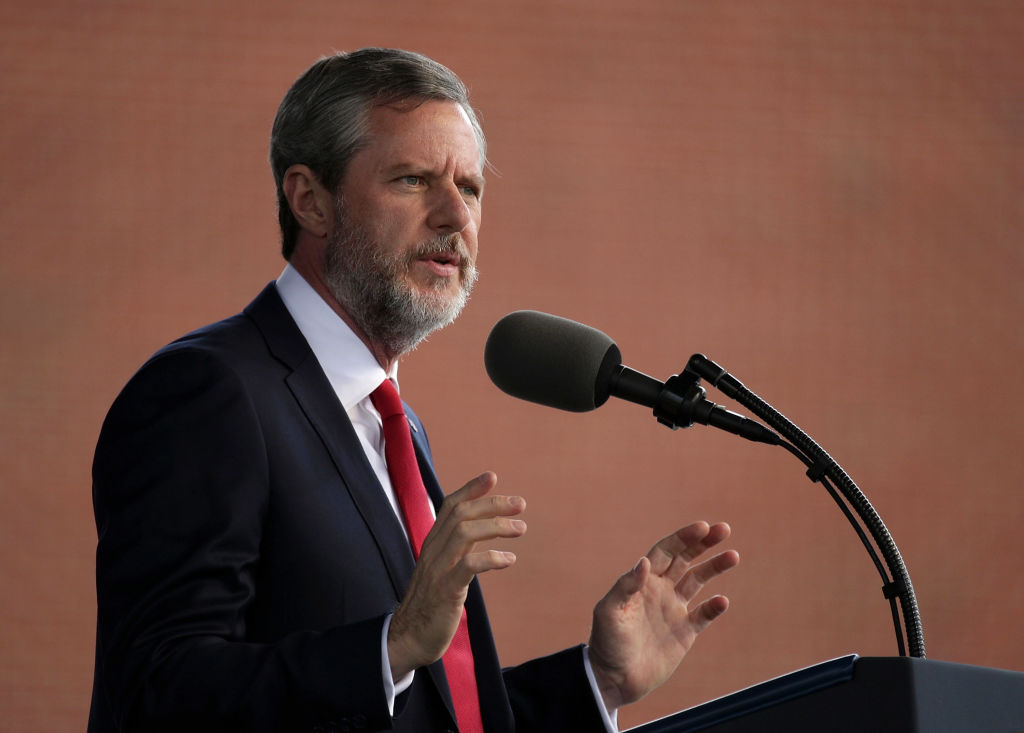 Donald Trump Delivers Commencement Address At Liberty University