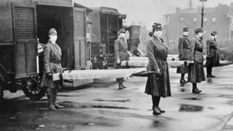 1918 Flu pandemic masks health