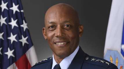 Charles Brown sworn in as first Black chief of staff of the Air Force
