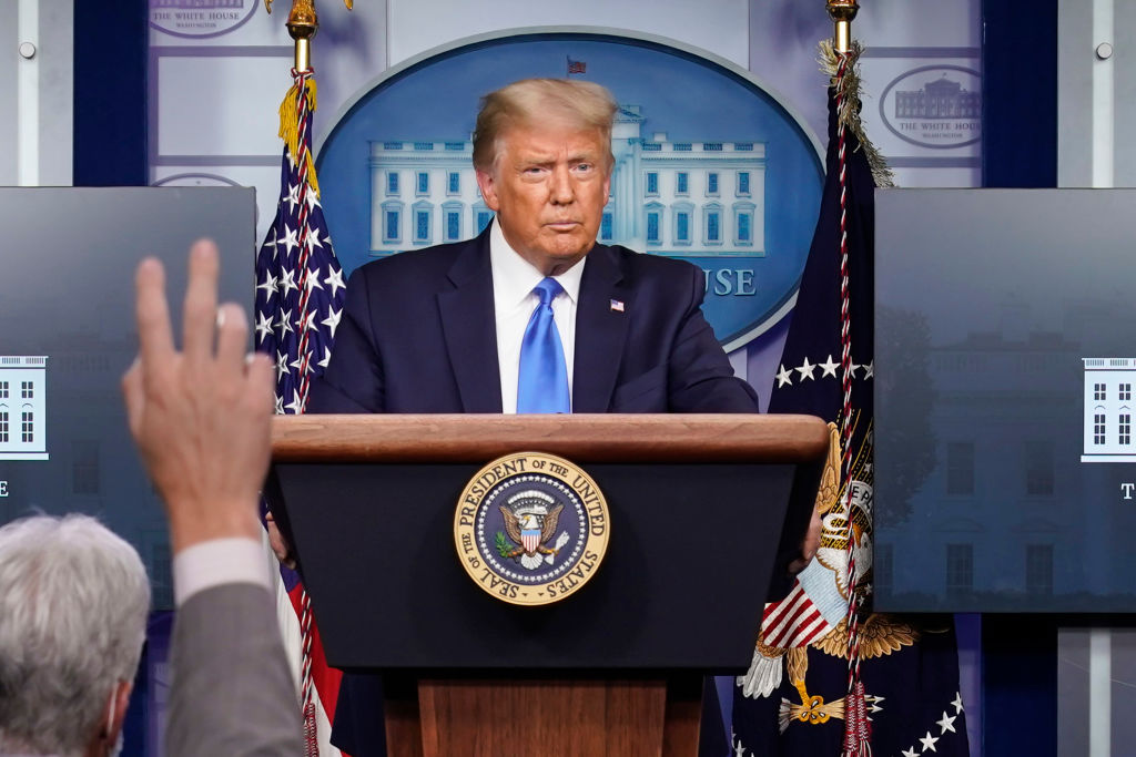President Trump Holds A News Conference At The White House