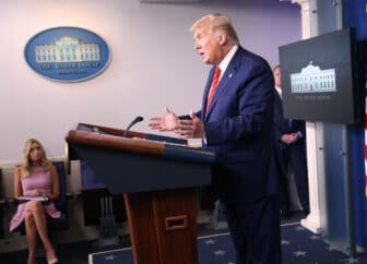 President Trump Holds A News Conference At The White House