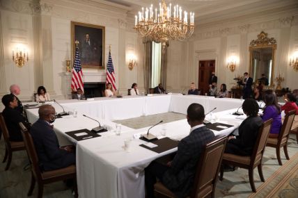First Lady Melania Trump Hosts Roundtable Discussion On Sickle Cell Anemia