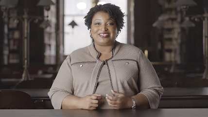 Stacey Abrams voting All In doc thegrio.com