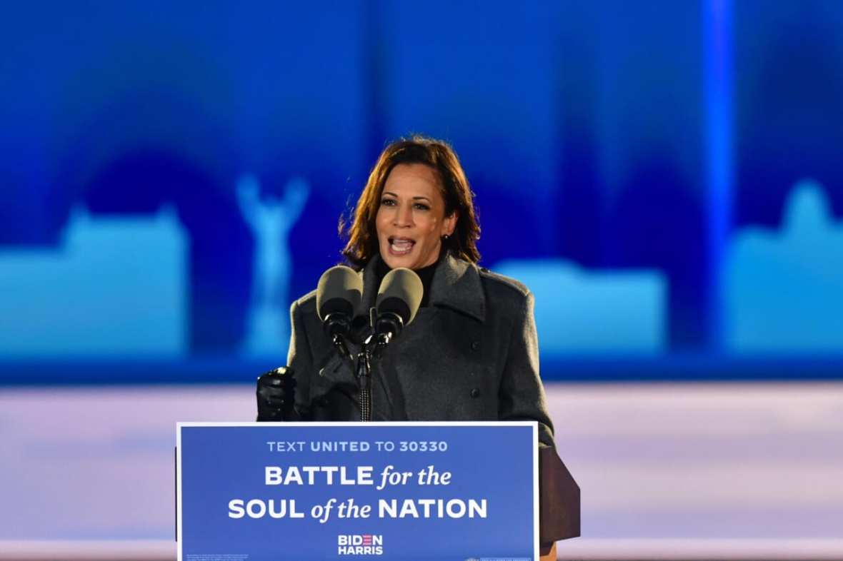 Kamala Harris Campaigns In Pennsylvania On Eve Of Election Day