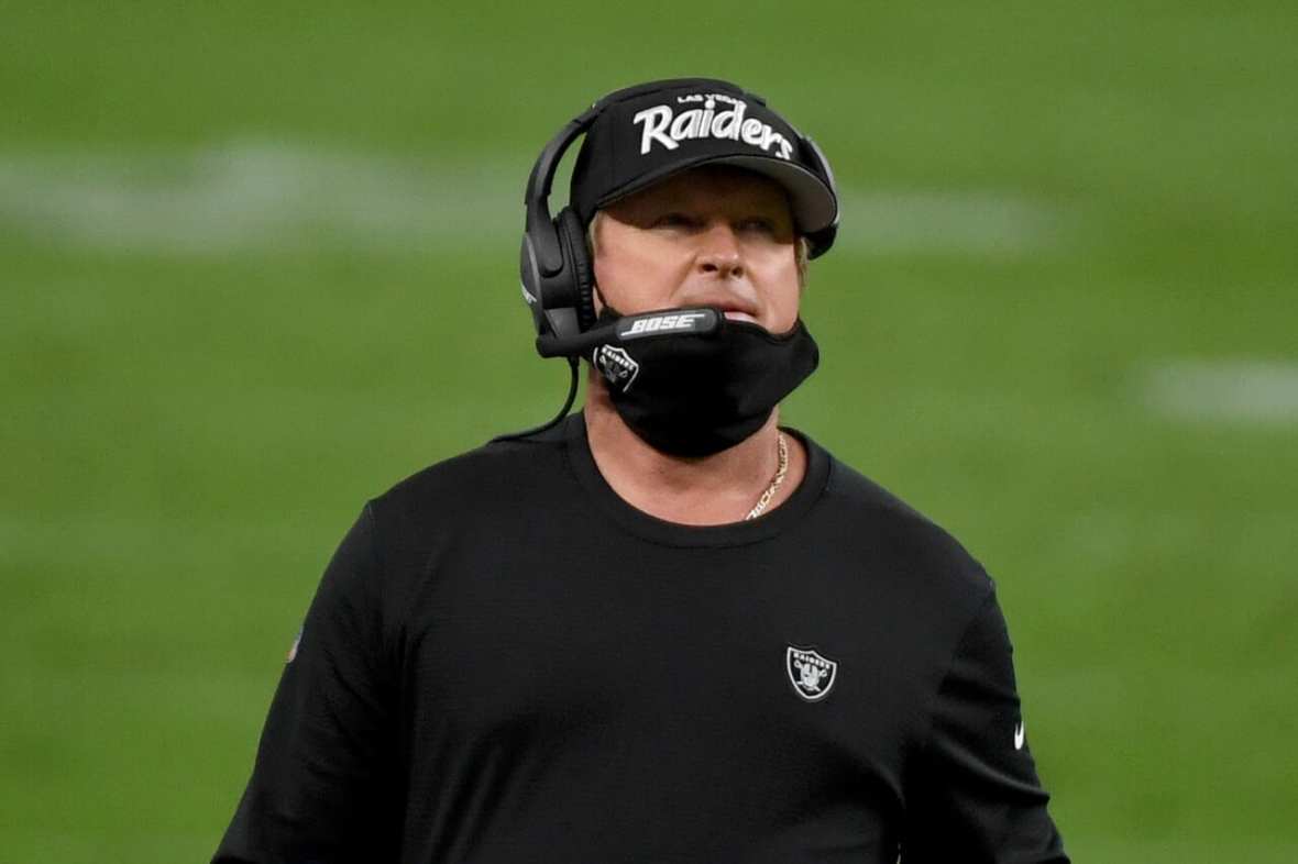 Jon Gruden Raiders COVID-19