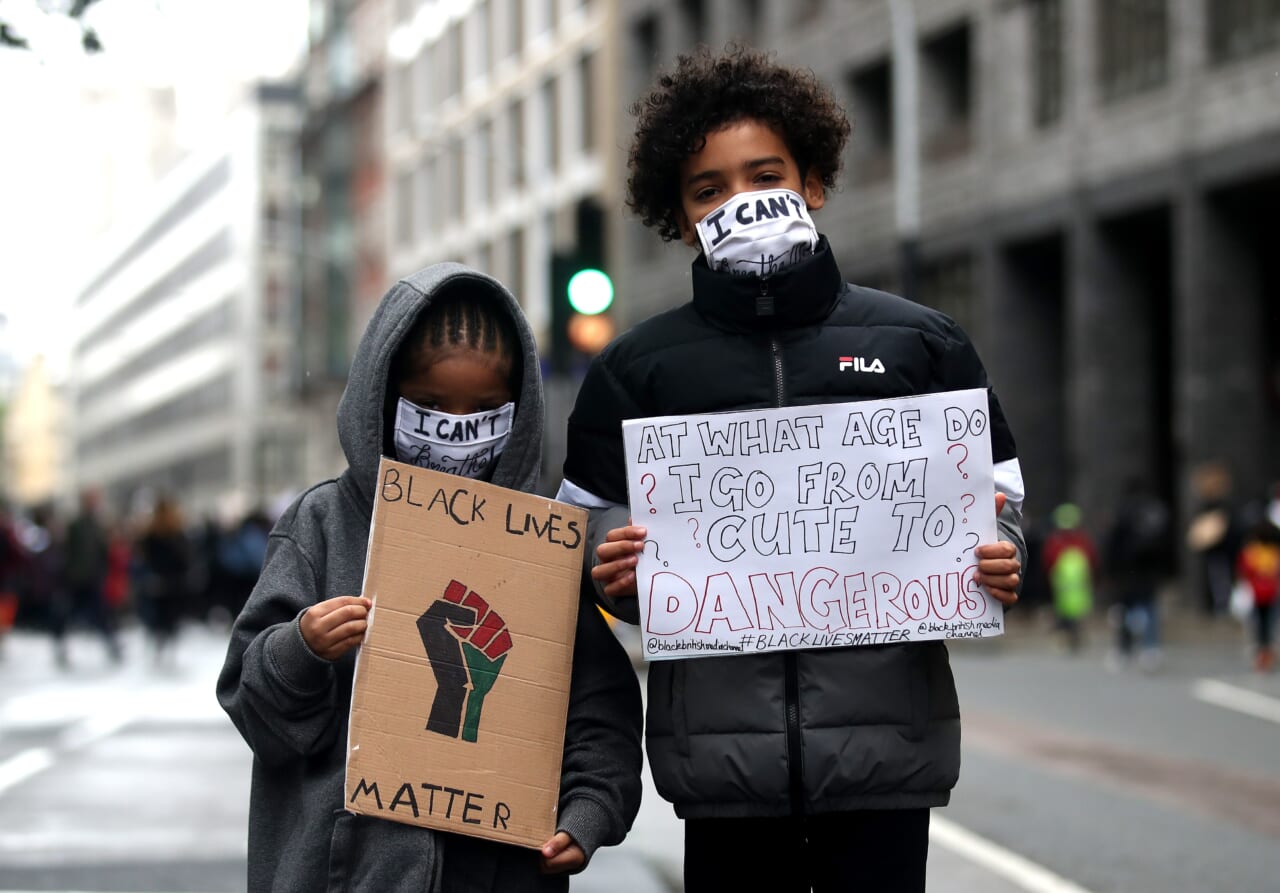 Black Lives Matter Demonstrations In UK Continue Into The Weekend