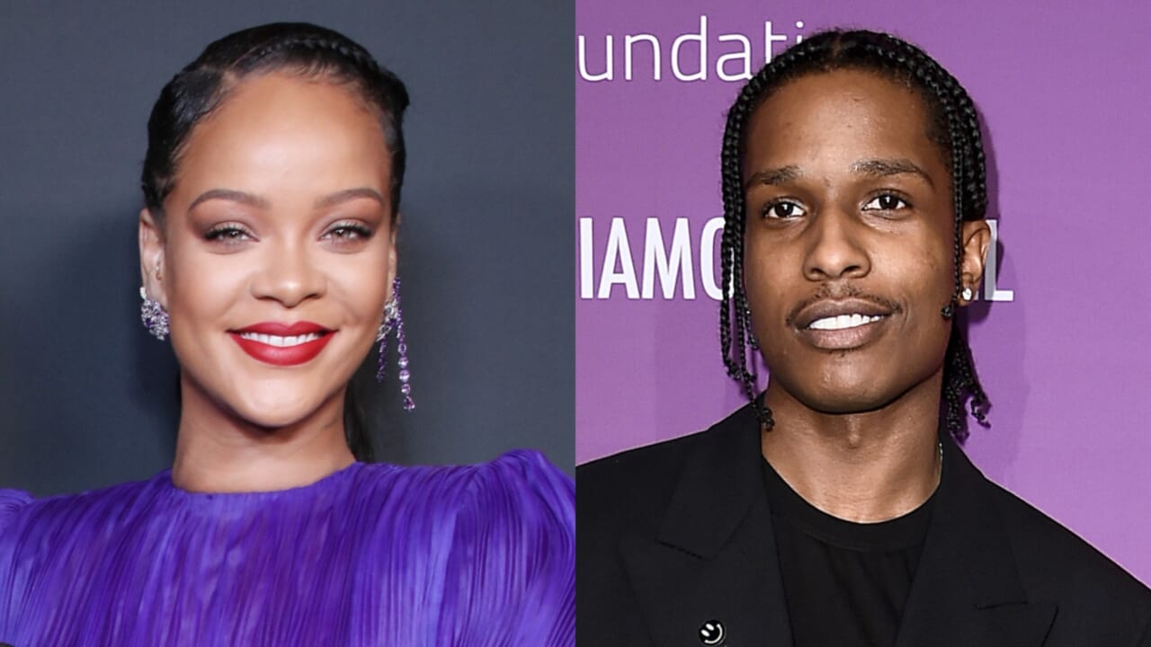 Rihanna pictured with A$AP Rocky for first time since relationship ...